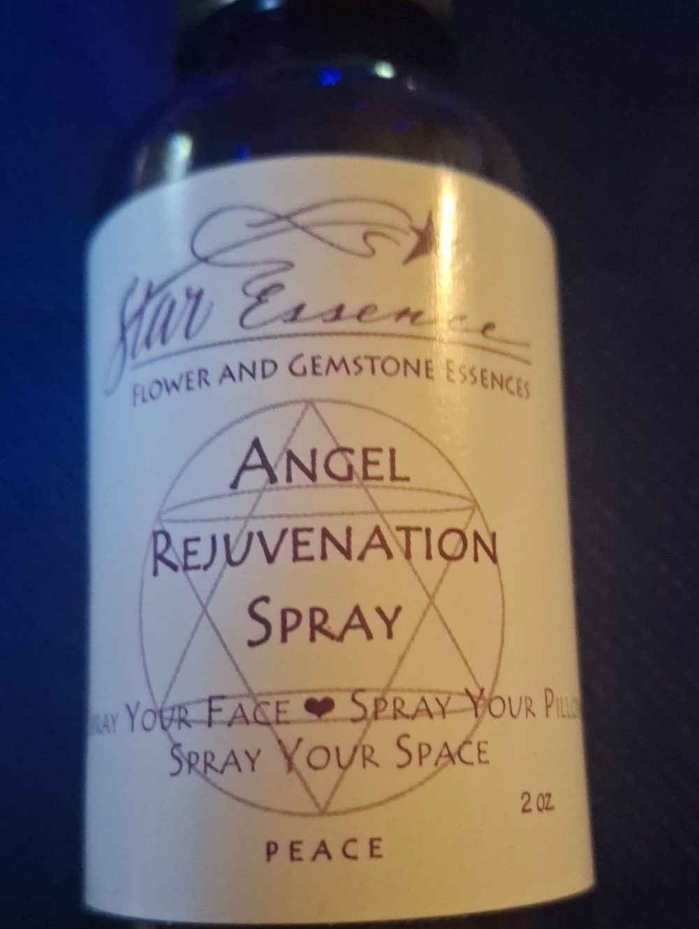 Angel Rejuvenation Spray Peace Pillow Face Space Aura Cleanser